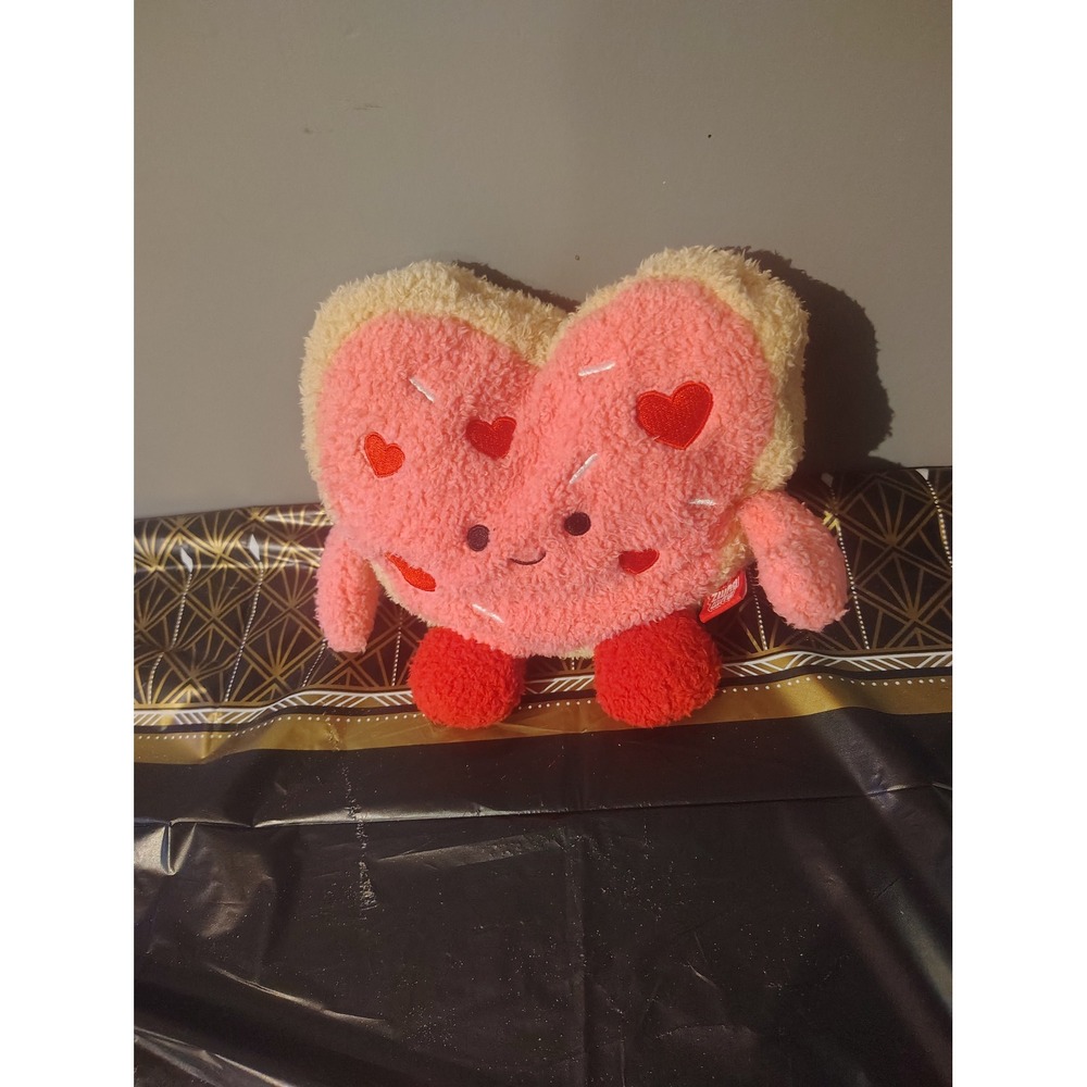 BumBumz Casey the Cookie 7.5 Inch SweetBumz Valentine Heart Plush